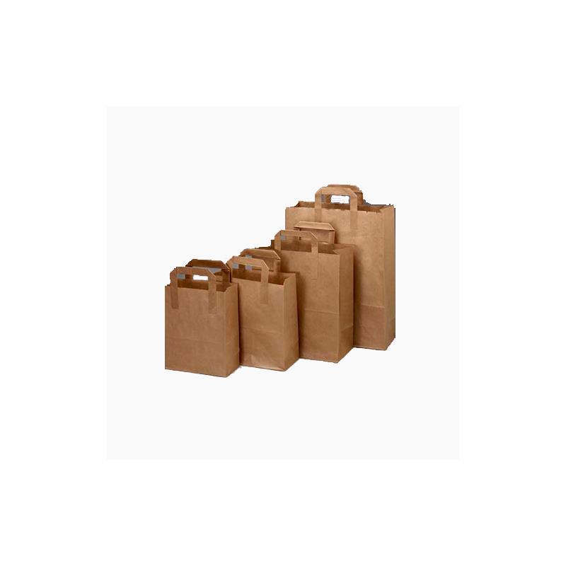 Brown SOS Takeaway Bags (Large)